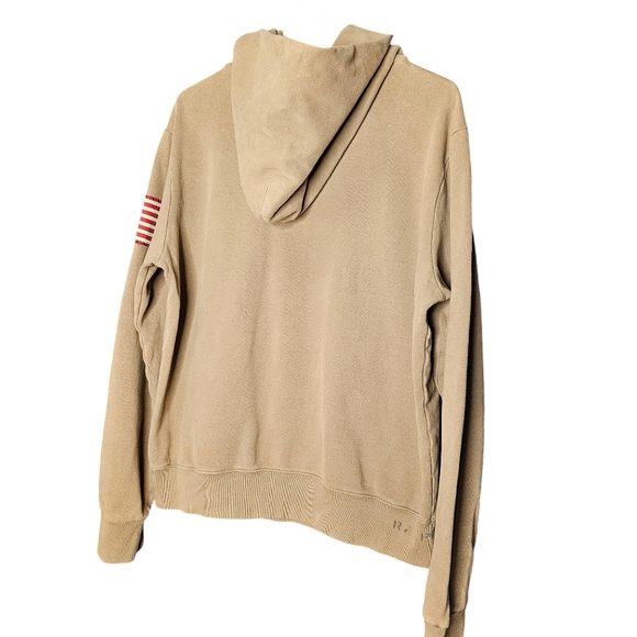 Denim And Supply Ralph Lauren Embroidery Chain Stitch Hoodie Size Med. - Picture 8 of 16